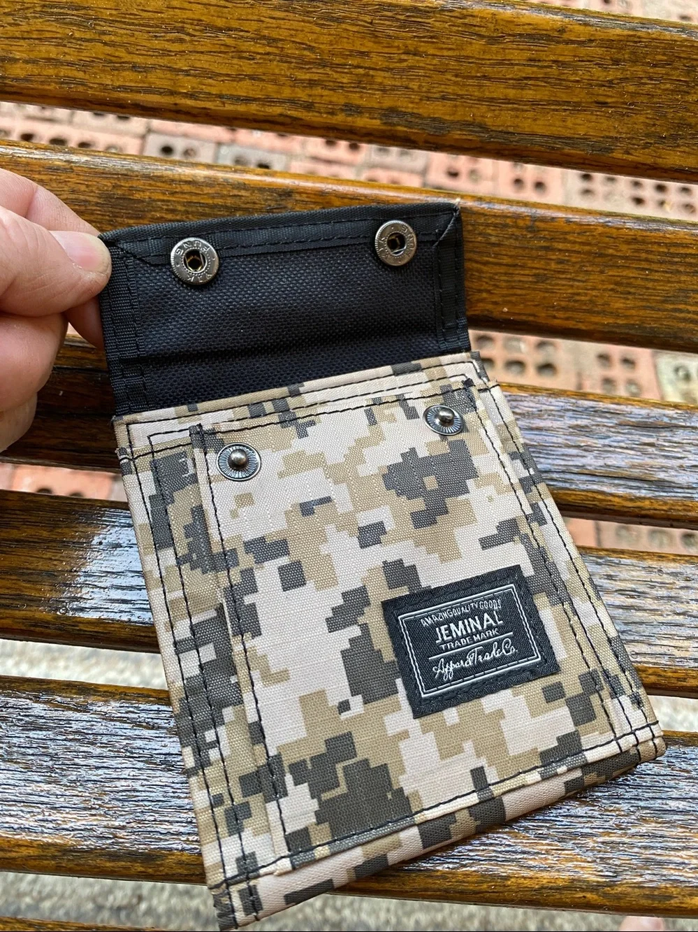 Jeminal tactical Bifold nylon wallet Digital Camo